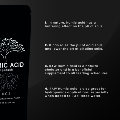 RAW Soluble - Humic Acid - Product Info (Part 2 of 2)