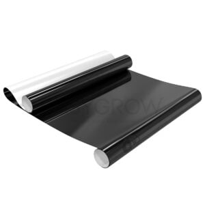 Black White grow sheets both reduce and increase external light in your grow room