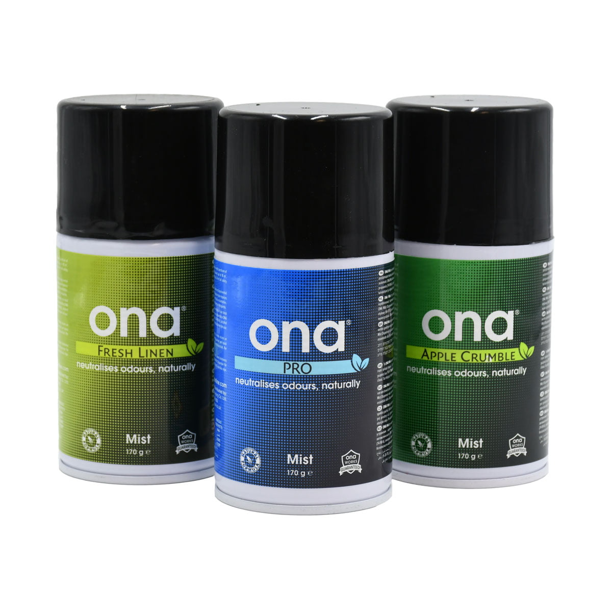 ONA Odour Neutralising Dispenser & Refill Hydroponics Odour Eliminate Freshener Ona Dispenser + Apple Crumble 