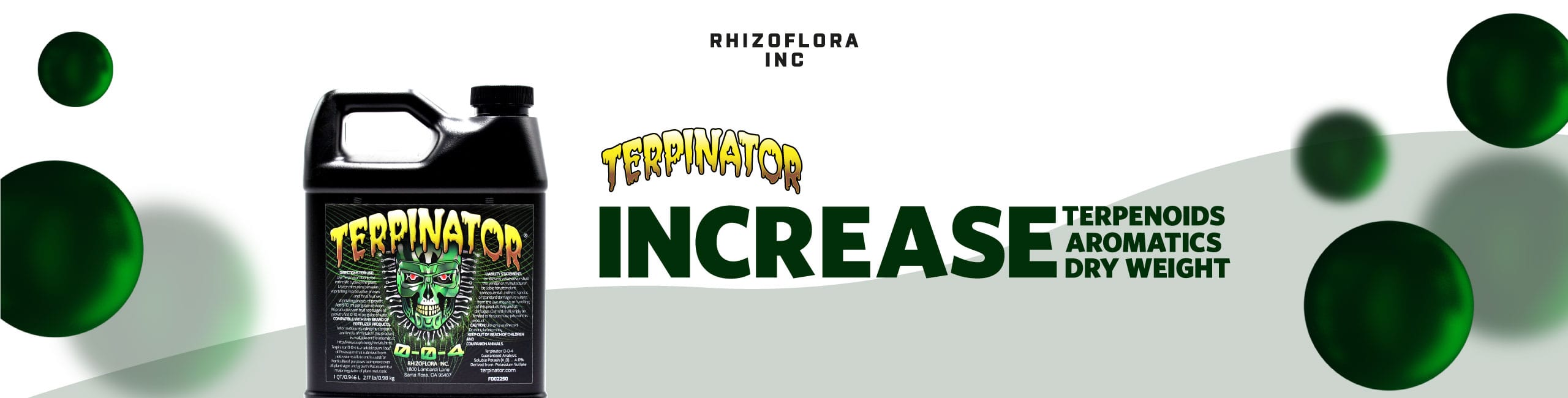 Terpinator Increase Terpinoids Aromatics Dry Weight