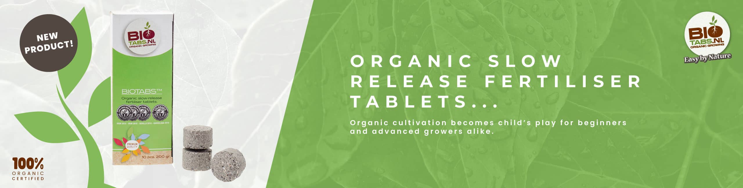 BioTabs Organic Fertiliser Tablets 