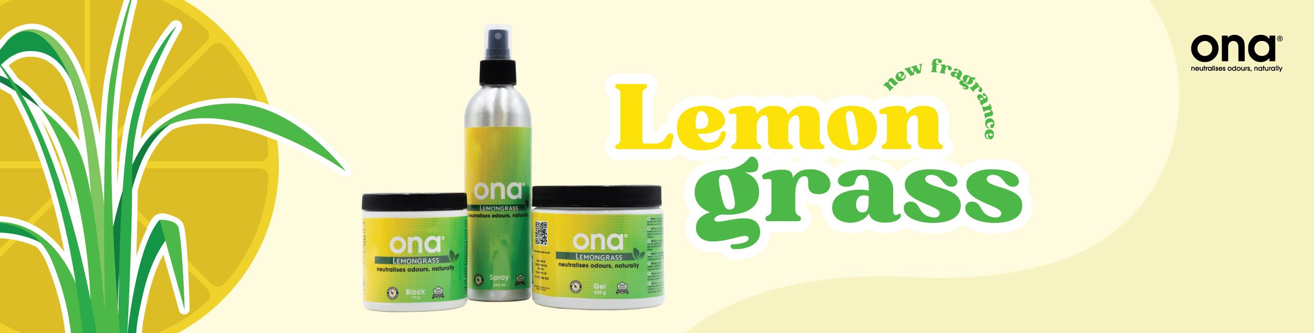 ONA Odour Neutraliser Lemongrass
