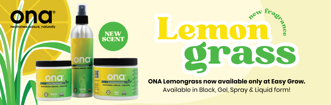 ONA Odour Removal Gel is now available in our BRAND NEW Fragrance, Lemongrass 